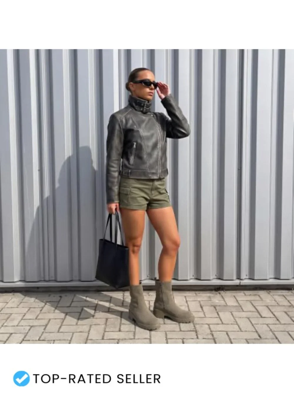 Faux Suede Chunky Heel Ankle Boots Women Round Toe Lug Sole Zip Block